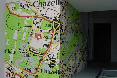 Retraitement et polychromie n°7 rue de la Cheneau à Scy-Chazelles
