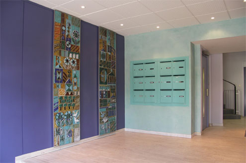 Retraitement et polychromie n°108 bd St Symphorien à Longeville-les-Metz