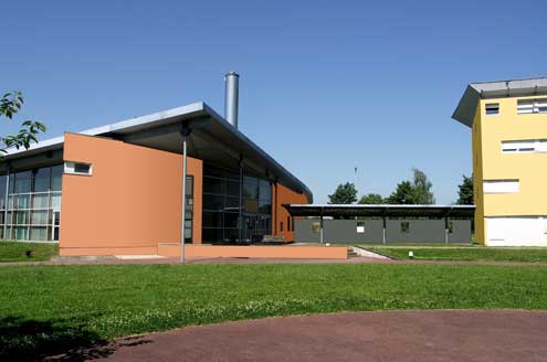 Polychromie du CROUS et du Restaurant Universitaire à LONGWY