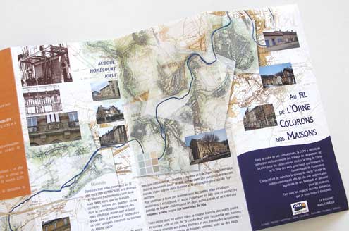 Histoire du développement urbain et polychromie de 8 communes