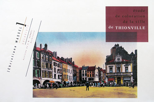 Étude du développement urbain et coloration globale de la ville de Thionville